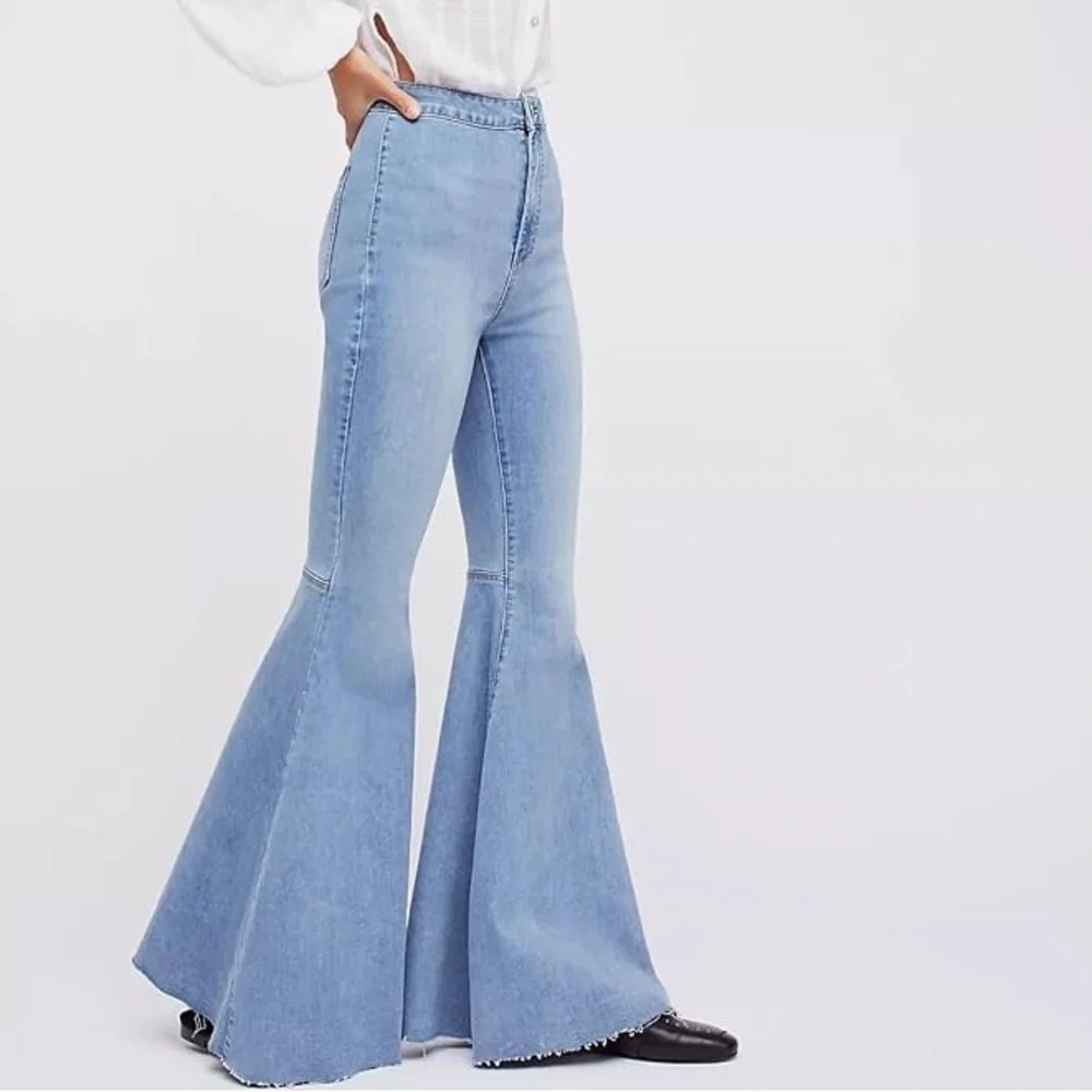 Free People Just Float On Flare Jeans